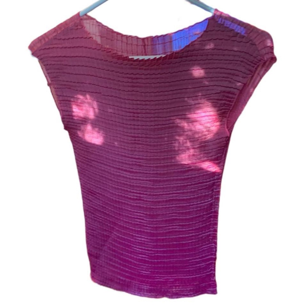 Gorgeous Vintage Barbie Pink Bubble Popcorn Tank Top